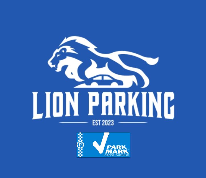 LION PARKING LTD iairportparking.com Heathrow Airport Parking Service Logo
